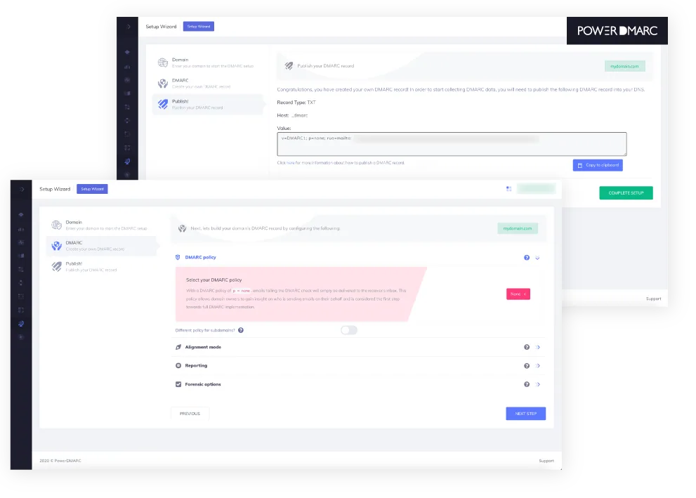 powerdmarc wizard Powerdmarc-Assistent