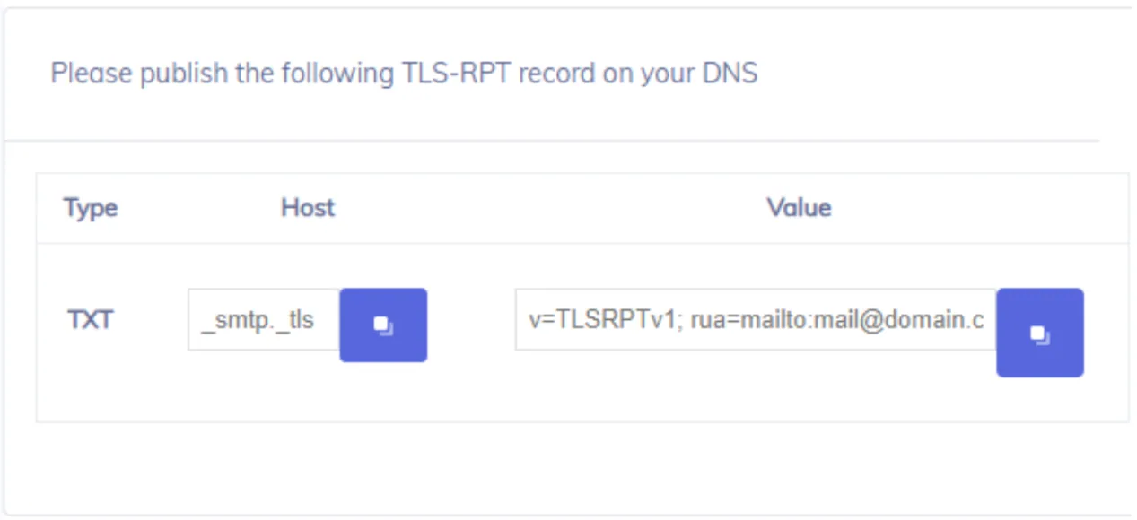TLS-RPT
