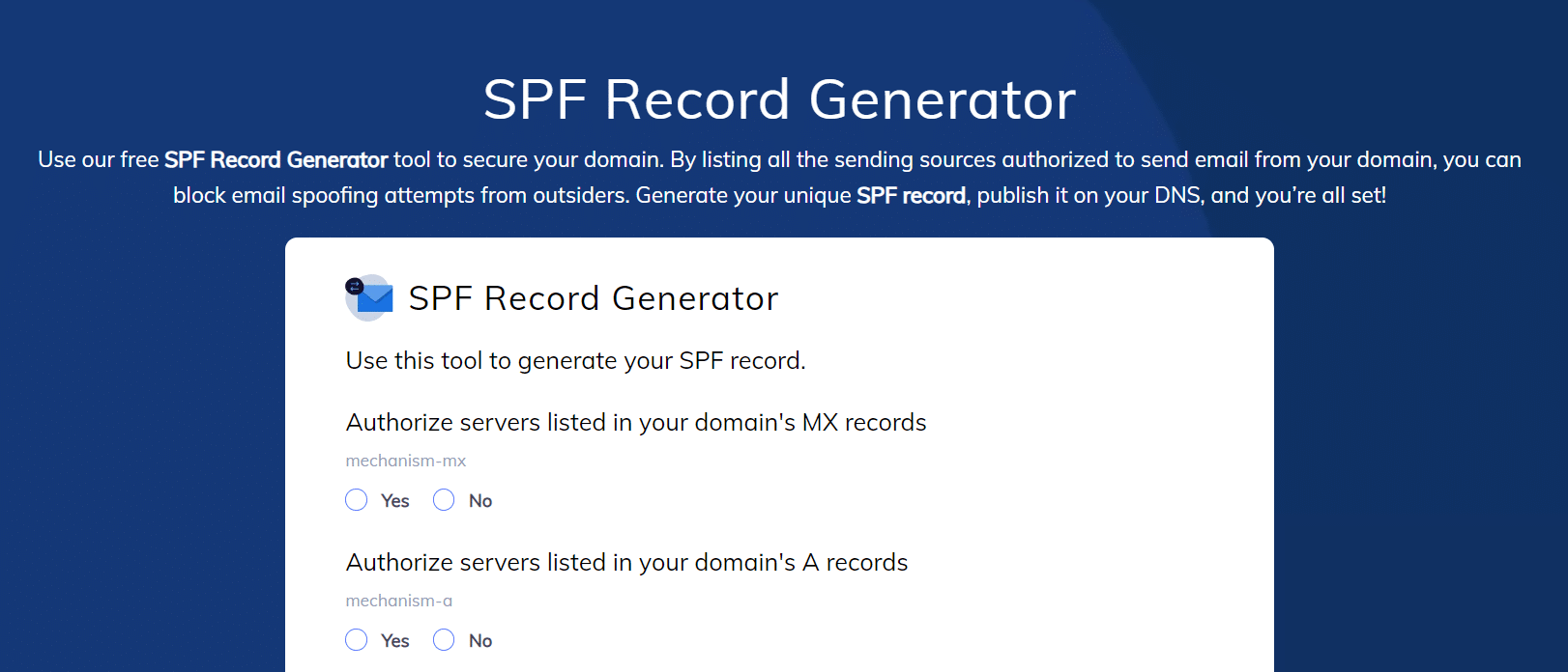 多项SPF记录