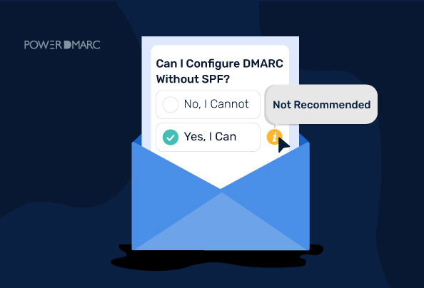 Can I configure DMARC without SPF
