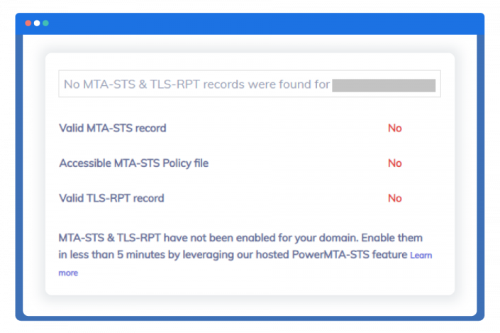Free TLS-RPT Record Checker | PowerDMARC