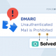 DMARC unauthenticated mail is prohibited