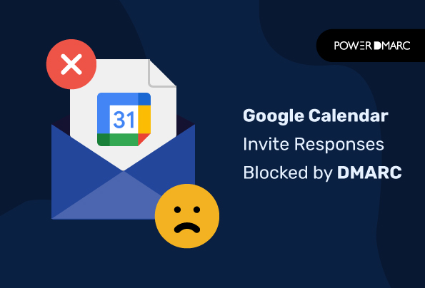 Svar på invitationer til Google Kalender blokeret af DMARC