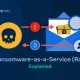 Ransomware-as-a-Service (RaaS) Explained Ransomware come servizio RaaS