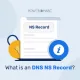 Che cos'è un record DNS NS