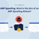 ARP-spoofing. Hva er målet med et ARP-spoofing-angrep?