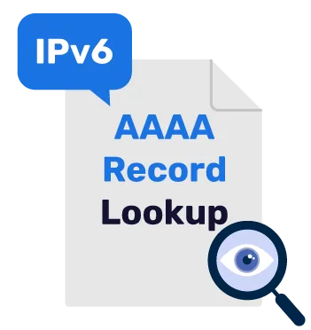 Búsqueda de registros AAAA IPv6
