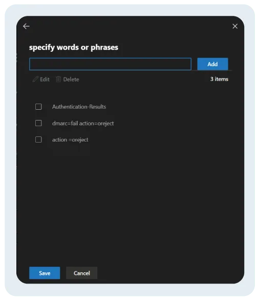 How does Microsoft 365 handle inbound emails failing DMARC? Microsoft 365 entrante