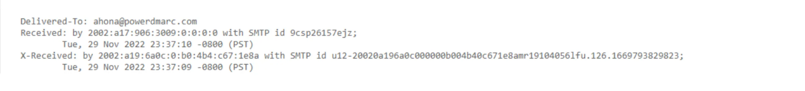 email header parser
