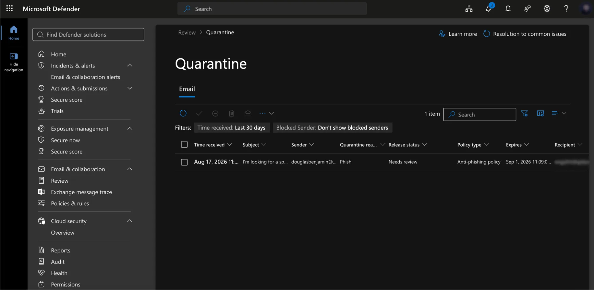 Kwarantanna Microsoftu