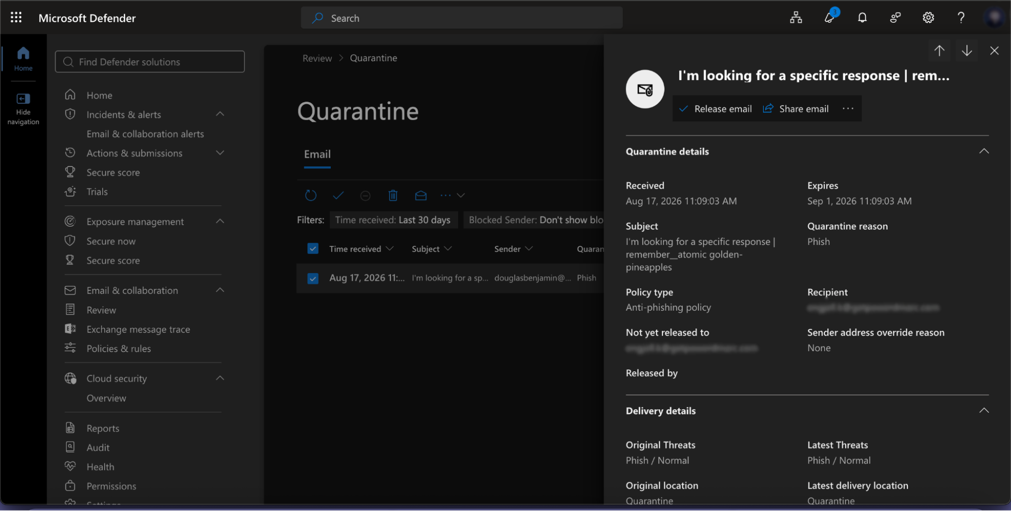 Microsoft 隔離