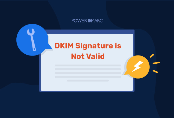 如何修复 "DKIM签名无效 "的错误？