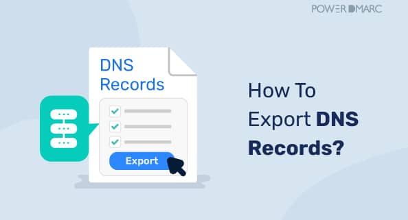 Como exportar registos DNS