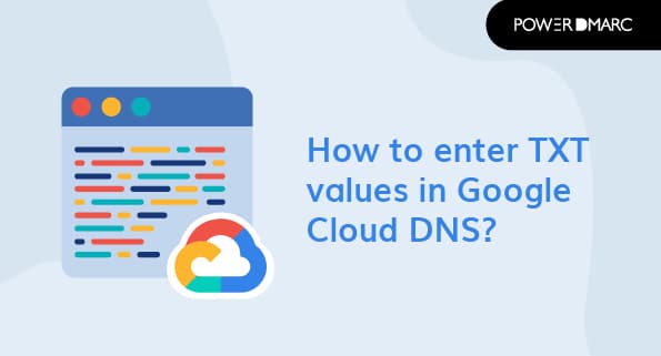 Как вводить значения TXT в Google Cloud DNS