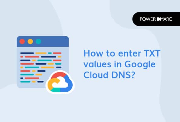 Como introduzir valores TXT no Google Cloud DNS