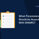 Vilka parametrar bör associeras med DMARC