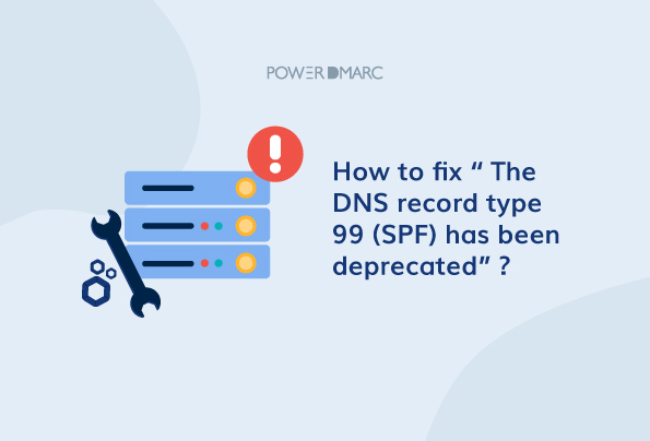 O tipo de registo DNS 99 SPF foi descontinuado