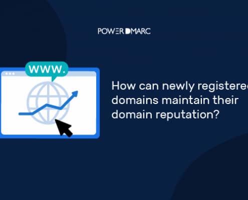 How can newly registered domains maintain their domain reputation