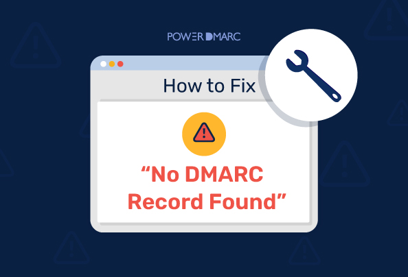 Como corrigir "Não encontrado o registo de DMARC"
