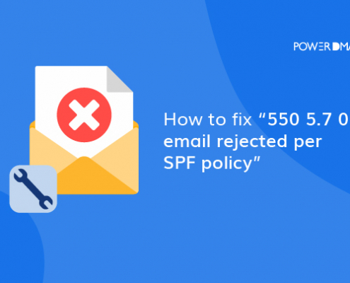 How to fix 550 5.7 0 email rejected per SPF policy