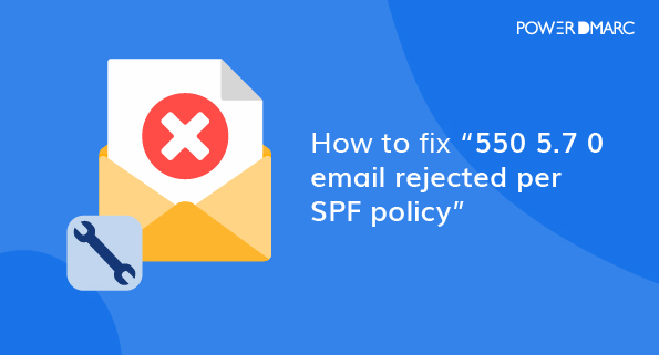 Cómo solucionar el correo electrónico 550 5.7 0 rechazado por la política SPF