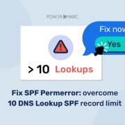 SPF的错误 - SPF有太多的DNS查询
