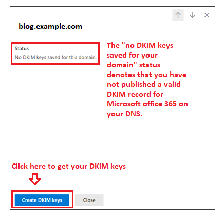 Create your DKIM keys