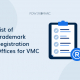 Lijst van handelsmerkregistratiebureaus voor VMC
