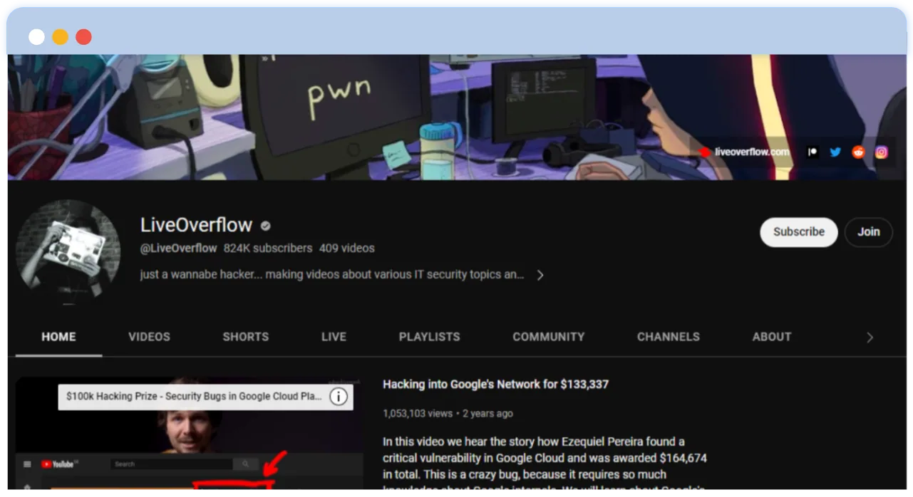 10 Best Cybersecurity Youtube Channels of 2025 LiveOverflow