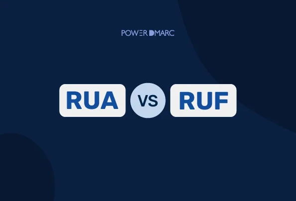RUA vs RUF - Different DMARC Report Types Explained