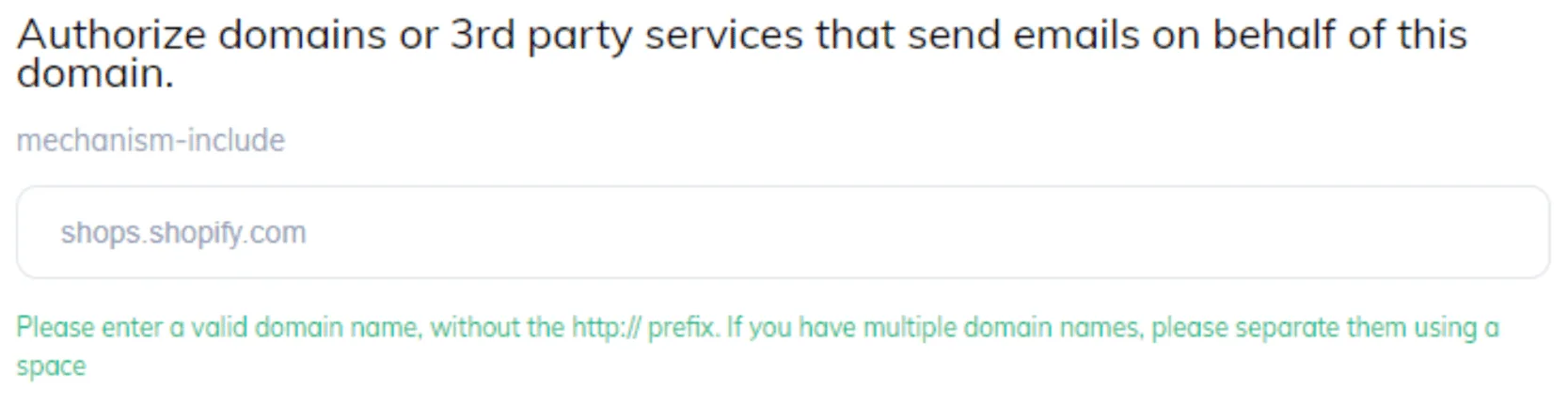 Shopify DMARC