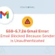 550-5.7.26 Gmail Error: Email Blocked Because Sender is Unauthenticated 550-5.7.26-Gmail-Error.-Email-Blocked-Because-Sender-is-Unauthenticated