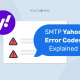 SMTP-야후-에러 코드 설명