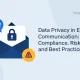 Data Privacy in Email Communication: Compliance, Risks, and Best Practices oszustwa polegające na podszywaniu się pod inne osoby za pośrednictwem poczty elektronicznej