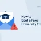How to Spot a Fake University Email gefälschte Universitäts-E-Mails