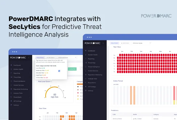 PowerDMARC Integrates with SecLytics for Predictive Threat Intelligence Analysis Automatisierung der E-Mail-Sicherheit