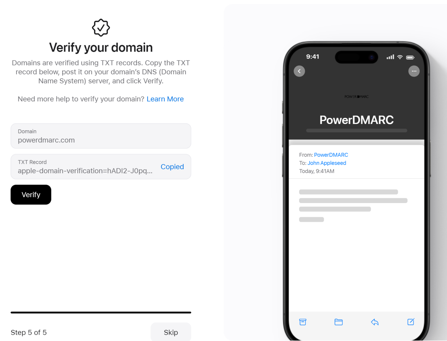 Ios Branded Mail How to Set Up Apple Branded Mail Using Apple Business Connect ...