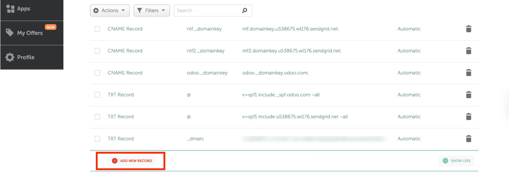 How do I fix “DMARC Policy Not Enabled” in 2026? 新しいレコードを追加」をクリック