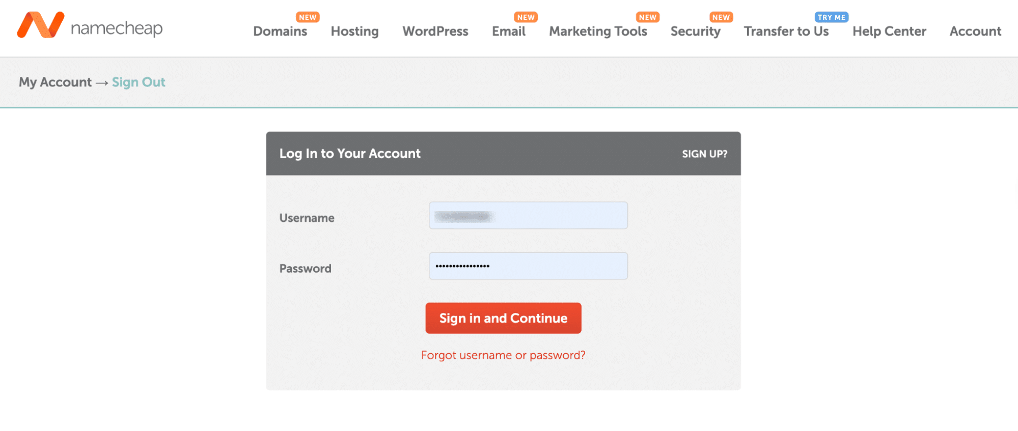 Log in to your DNS management console