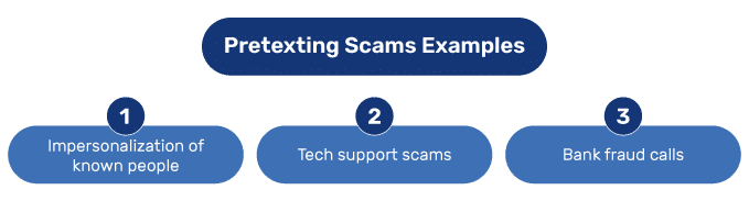 pretexting scams examples