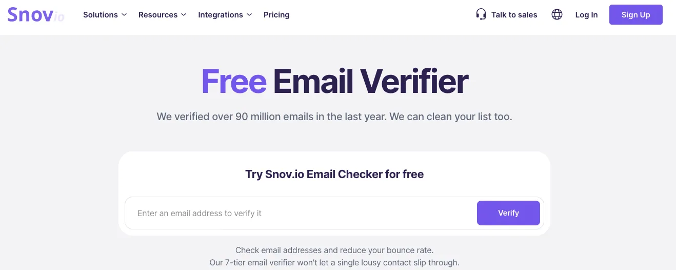 Verifica dell'indirizzo e-mail