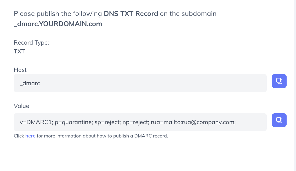 How to Create and Publish a DMARC Record (2026 Step-by-Step Guide) Utworzono rekord DMARC 6