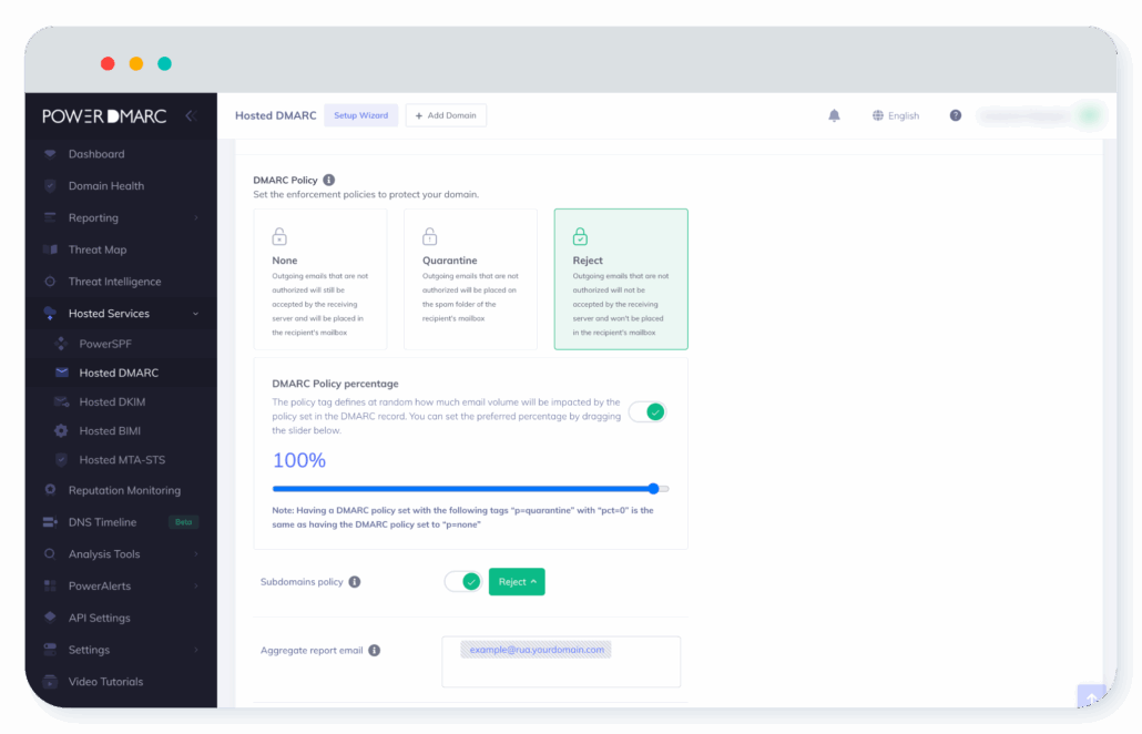 Hosted DMARC Analysis - PowerDMARC