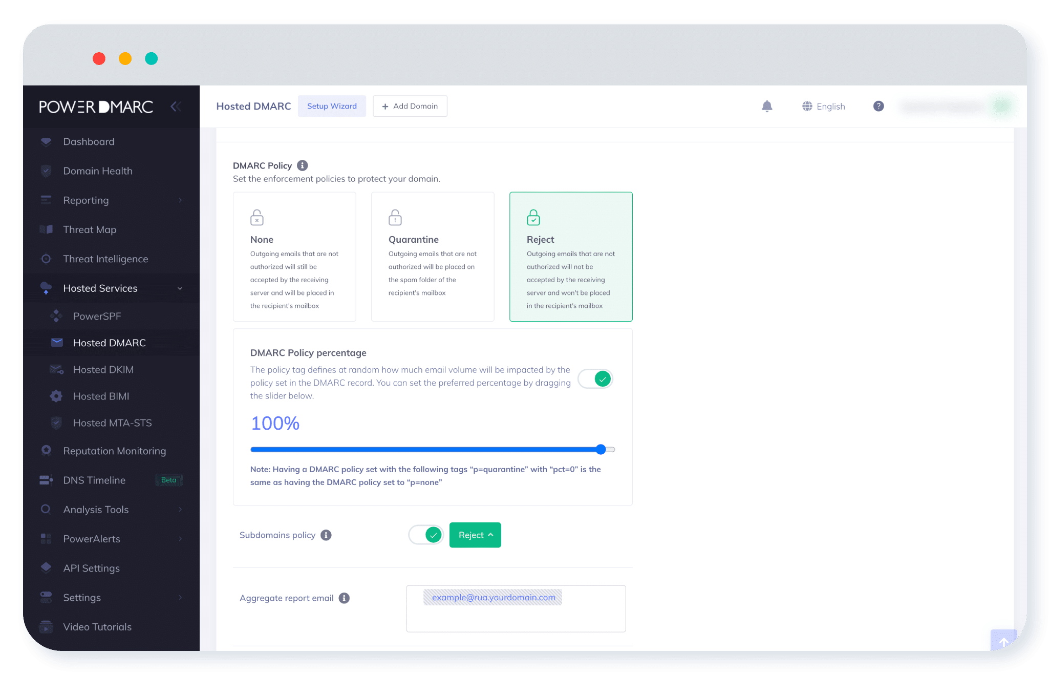 Hosted DMARC Analysis