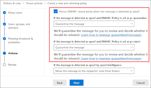 DMARC per Office 365