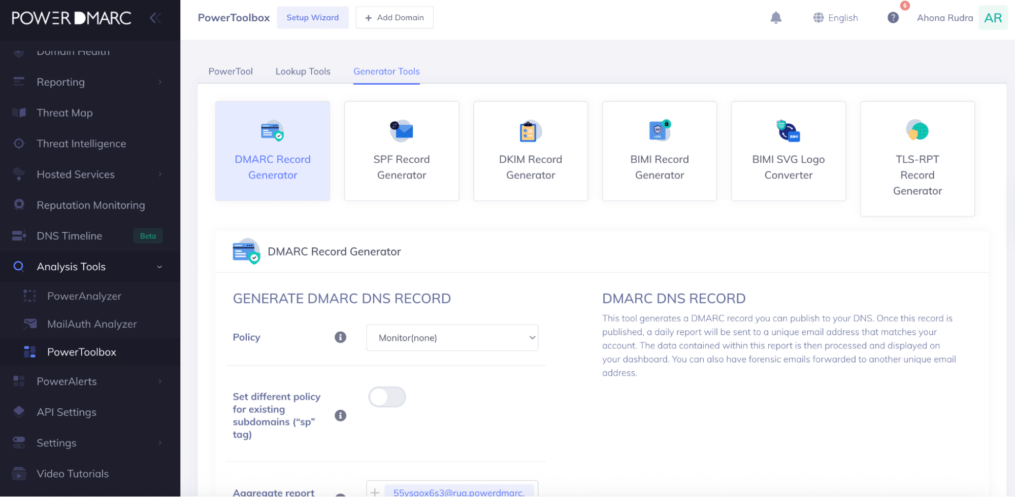 DMARC Generator