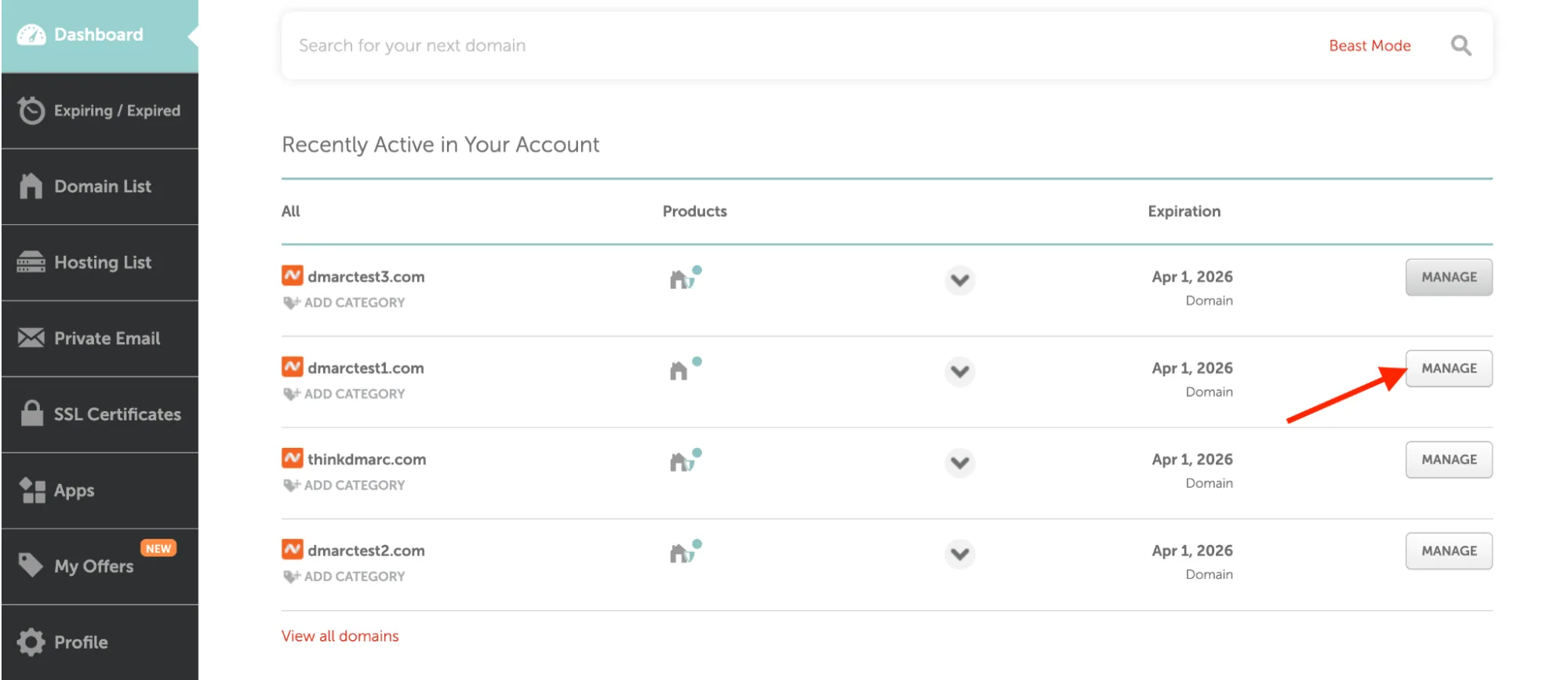 Keap DMARC, DKIM, and SPF Setup Guide (Formerly Infusionsoft) Selecteer-uw-domein-naam-van-de-domein-lijst