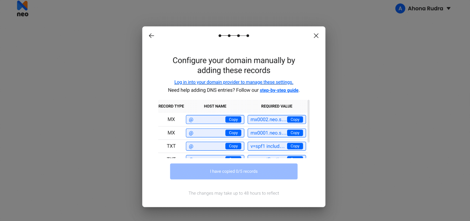 Verification record