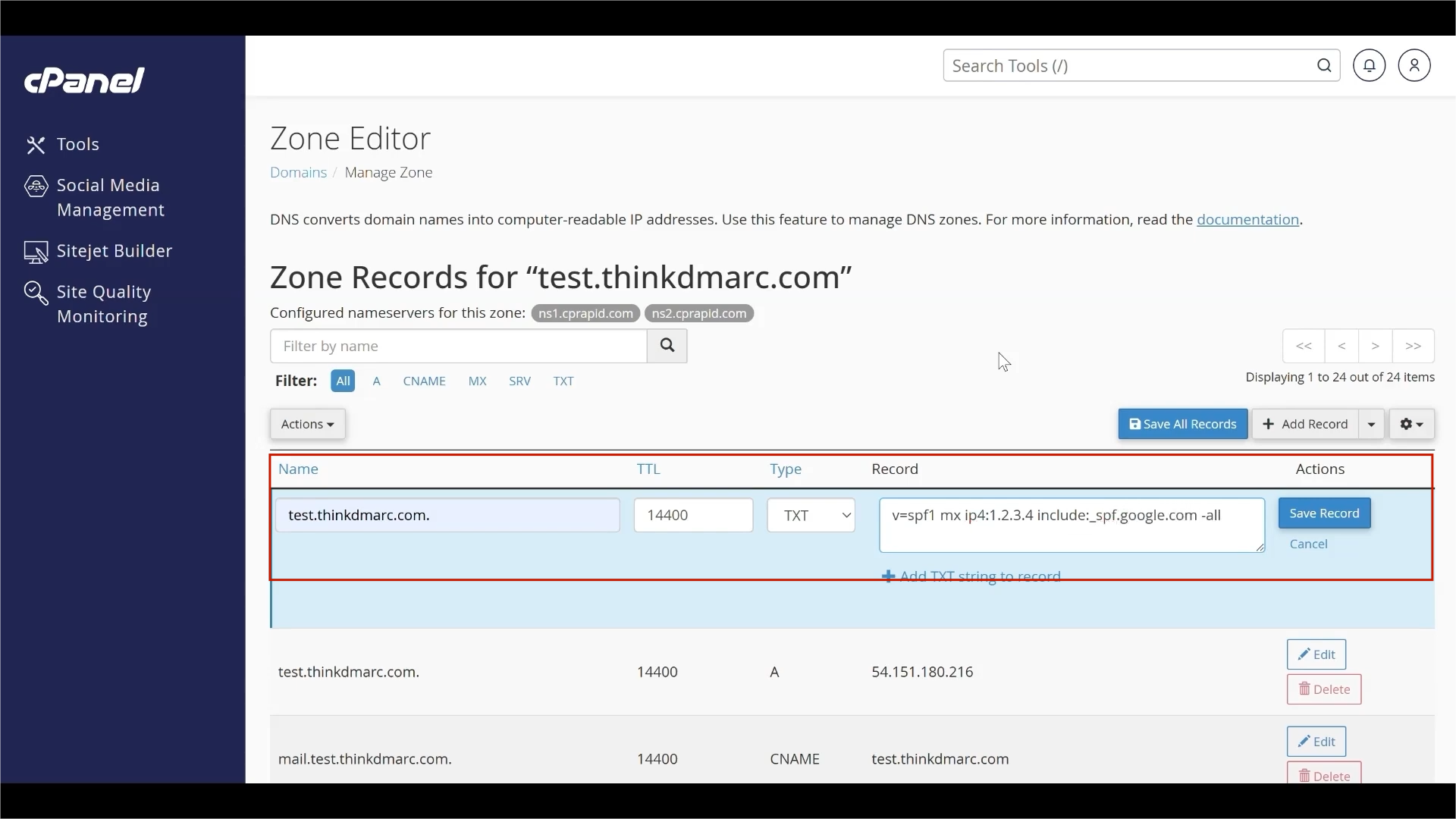 cPanel SPF, DKIM, and DMARC Setup Guide 12