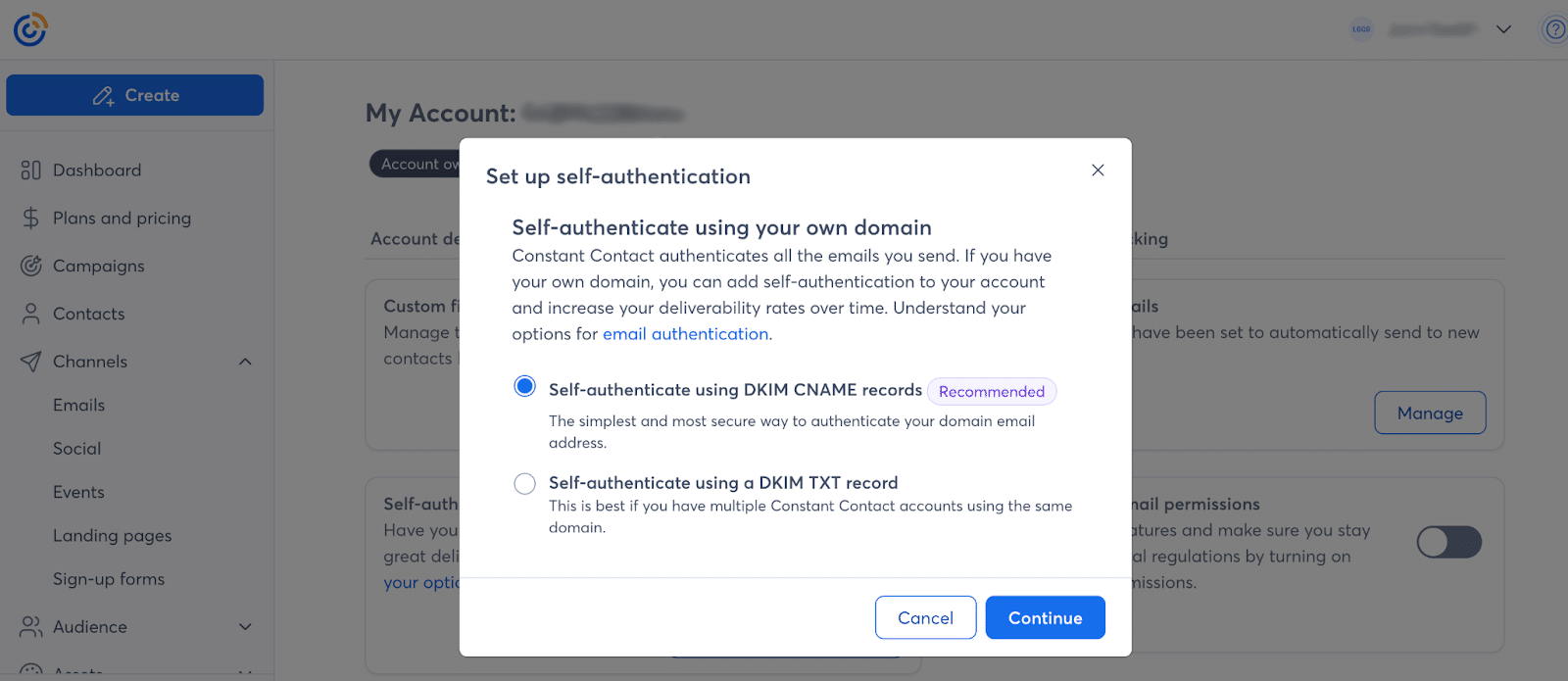 3 Zelf authenticeren met DKIM CNAME-records
